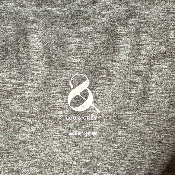 LOU & GRAY Heathered Delphinium Green Luvstretch Side Pocket Leggings - Picture 7 of 7